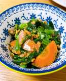 給食の人気メニュー♡ほうれん草の納豆和え