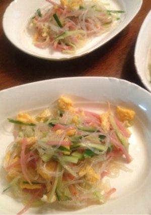 ♡給食の味♡春雨サラダ-レシピのメイン写真