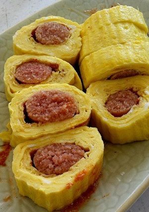 明太子の出汁巻き　-レシピのメイン写真