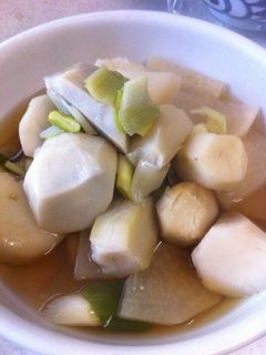 ほっこり♡里芋と大根と長ネギの煮物〜♫-レシピのメイン写真