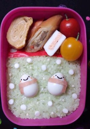 お弁当に☆簡単うずら雪だるま-レシピのメイン写真