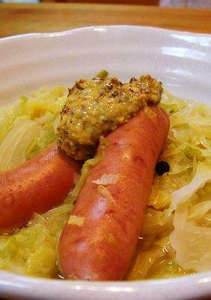 酢キャベツとウインナーの煮込み-レシピのメイン写真