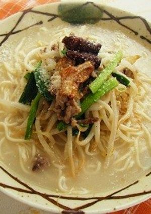 もやしのクリームチーズラーメン-レシピのメイン写真