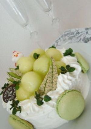 メロンのショートケーキ-レシピのメイン写真
