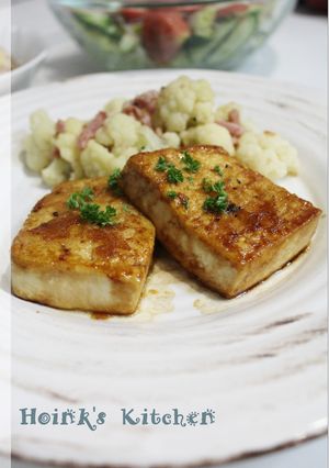 豆腐ステーキ∞にんにくバター醤油-レシピのメイン写真