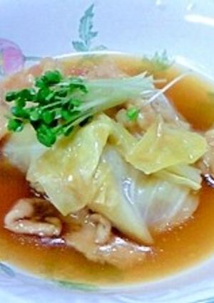 豚肉とキャベツのめんつゆ煮-レシピのメイン写真