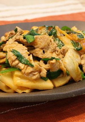 豚肉とたけのこのキムチ炒め-レシピのメイン写真