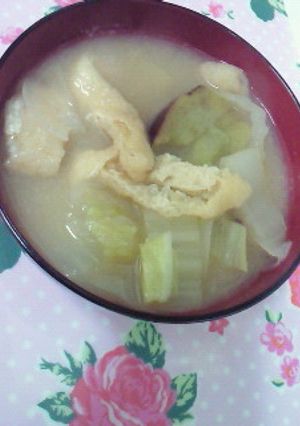 ☆。甘みにほっこり＊冬のお味噌汁。☆-レシピのメイン写真