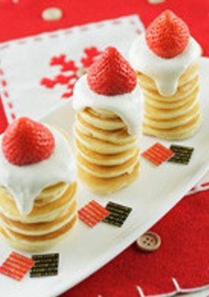 いちごのプチキャンドルケーキ-レシピのメイン写真