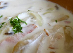 牛乳で作る♪簡単きのこのクリームスープ-レシピのメイン写真
