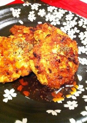 ラクちん鶏バーグwithドレッシング-レシピのメイン写真