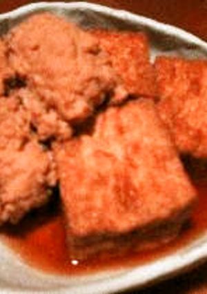 厚揚げと鶏だんごの煮物-レシピのメイン写真