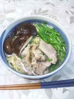 鴨と水菜のハリハリ鍋風ラーメン-レシピのメイン写真