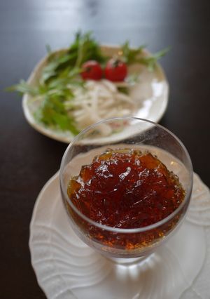 レンジで簡単！　ポン酢ジュレ♪-レシピのメイン写真