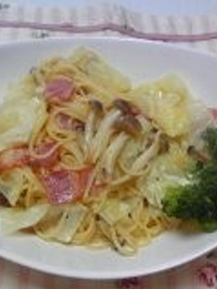 麺つゆマヨで和風パスタ-レシピのメイン写真