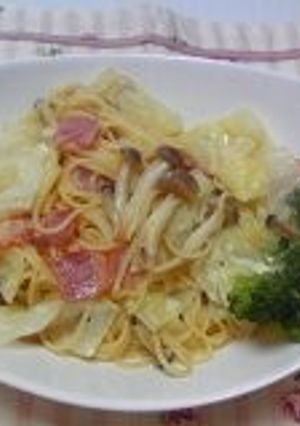 麺つゆマヨで和風パスタ-レシピのメイン写真