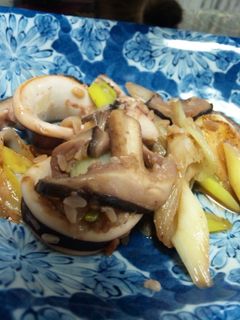 イカとねぎの塩麹炒め-レシピのメイン写真