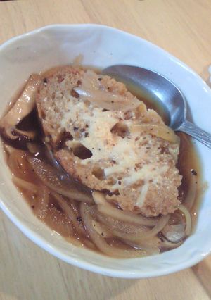 ひたパンオニオングラタンスープ-レシピのメイン写真