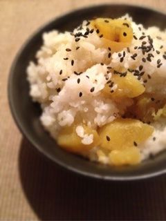 さつまいもホクホク♪炊き込みごはん。-レシピのメイン写真