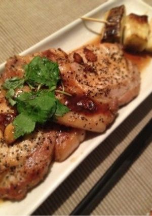 豚肉の和風ガーリックステーキ。-レシピのメイン写真