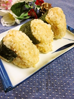 米ぬかのカレー醤油おにぎり-レシピのメイン写真