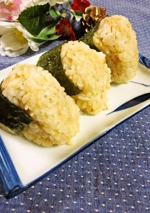 米ぬかのカレー醤油おにぎり-レシピのメイン写真