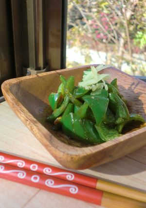 お弁当に*ピーマンの生姜焼き-レシピのメイン写真