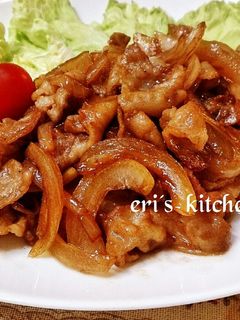 お弁当にも♪豚バラと玉ねぎの照り焼き炒め-レシピのメイン写真