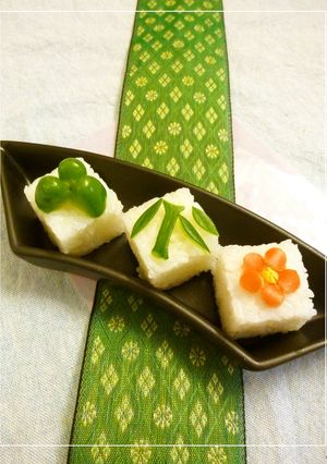❀謹賀新年　松竹梅おにぎり❀　～お正月に-レシピのメイン写真