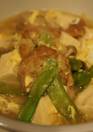 素朴な味☆仙台麩と豆腐の卵とじ-レシピのメイン写真