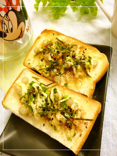 葱×牛蒡の和風トースト 生姜風味-レシピのメイン写真
