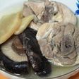 台湾冬至料理~鶏肉と椎茸の生姜水炊き