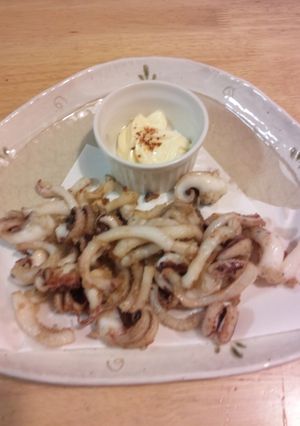 唐辛子マヨで食す　☆イカげそフライ☆-レシピのメイン写真