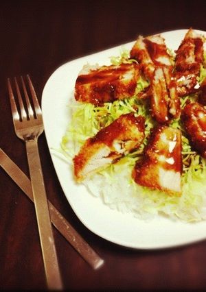 マグロのソースかつ丼-レシピのメイン写真