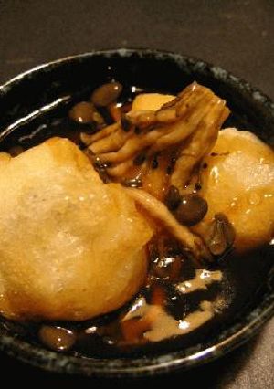 揚げ餅のシメジあんかけ-レシピのメイン写真