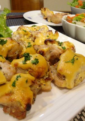 簡単♪鶏もも肉のみそマヨ焼♪-レシピのメイン写真