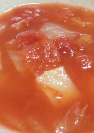 朝食に★トマト缶で野菜スープ-レシピのメイン写真