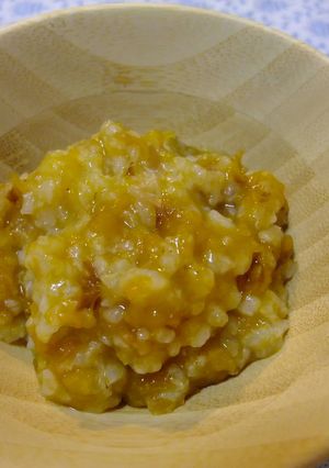 離乳食中期＊冬至に…かぼちゃのいとこ粥-レシピのメイン写真
