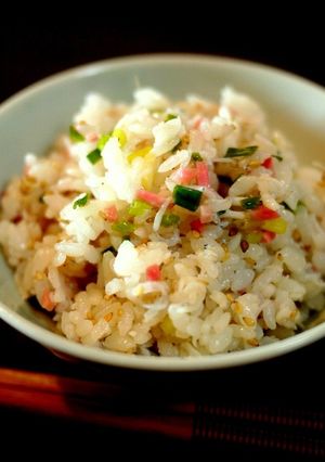 オイルおにぎり☆ゴマ油風味しらすご飯♪-レシピのメイン写真