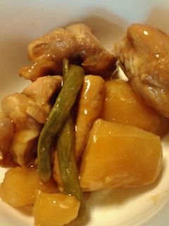 鶏モモとじゃがいもの煮物-レシピのメイン写真