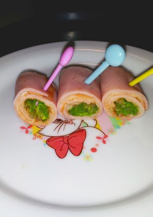 ☆お弁当に！ピザ風チーズハムロール☆-レシピのメイン写真