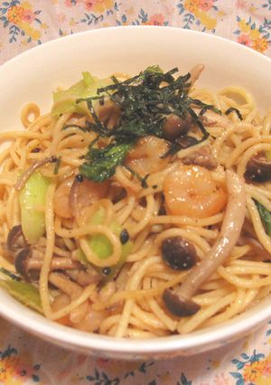 レトルト明太子ソースとバター醤油のパスタ-レシピのメイン写真