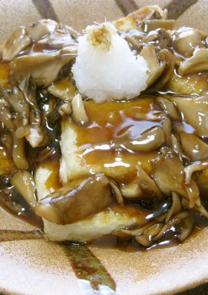 揚げ出し豆腐❀きのこあんかけ-レシピのメイン写真
