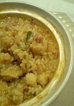 辛ラーメンのスープでおじや-レシピのメイン写真
