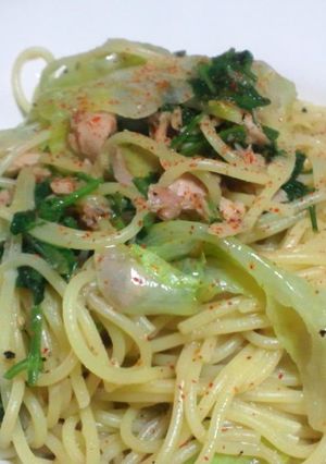パクチーでパスタ-レシピのメイン写真