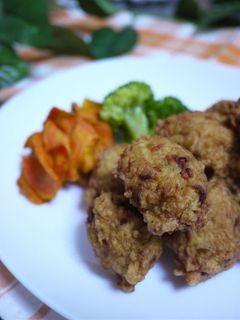 栄養満点・カジキと高野豆腐のふわふわ揚げ-レシピのメイン写真