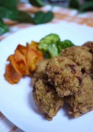 栄養満点・カジキと高野豆腐のふわふわ揚げ-レシピのメイン写真