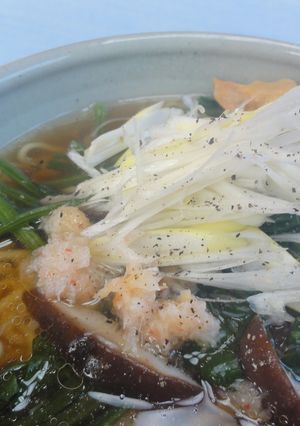 正麺～醤油味で楽しむ食感！-レシピのメイン写真