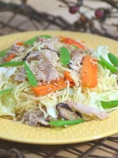 新しい香りゆずと金ごま香る塩だれ焼きそば-レシピのメイン写真