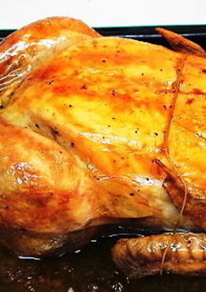 クリスマスに＊丸鶏のローストチキン＊-レシピのメイン写真